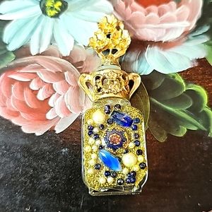 Vintage Mini Jeweled Petfume Bottle
